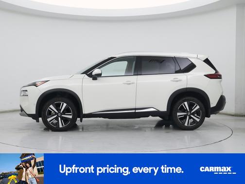 White 2021 Nissan Rogue Platinum