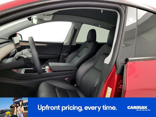 Red 2024 Tesla Model Y Long Range