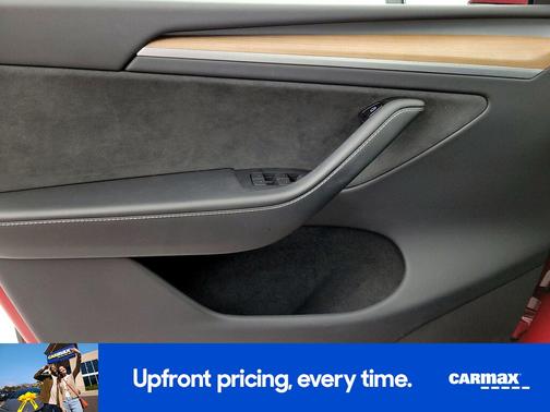 Red 2024 Tesla Model Y Long Range