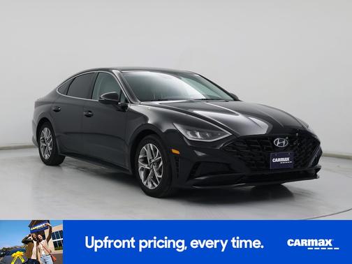 Black 2021 Hyundai SONATA SEL