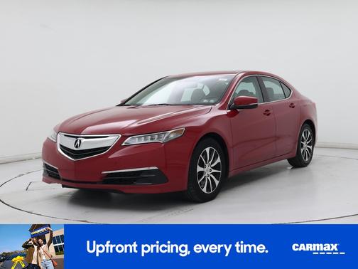 Red 2017 Acura TLX