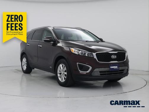 Burgundy 2016 Kia Sorento LX