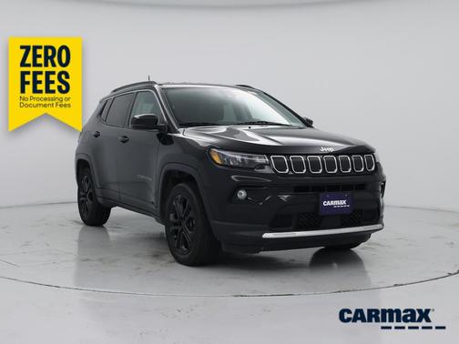 Black 2022 Jeep Compass Limited