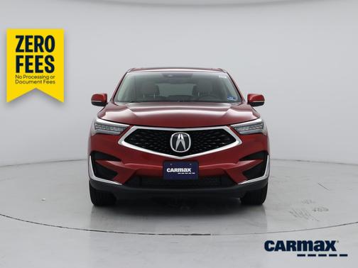 Red 2019 Acura RDX