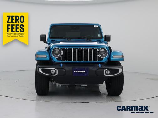 Blue 2024 Jeep Wrangler 4xe Sahara