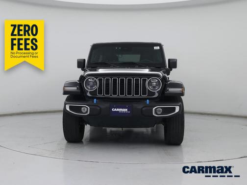 Black 2024 Jeep Wrangler 4xe Sahara