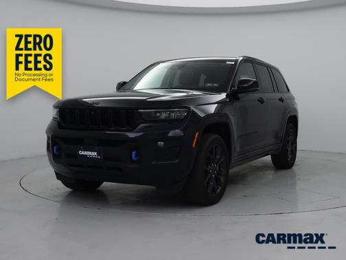 Blue 2023 Jeep Grand Cherokee 4xe 30th Anniversary