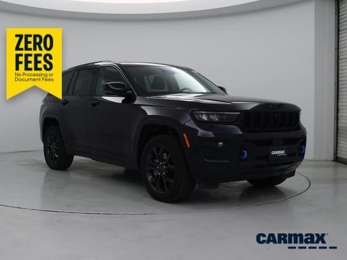 Blue 2023 Jeep Grand Cherokee 4xe 30th Anniversary