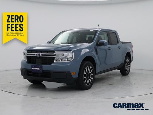 Blue 2022 Ford Maverick Lariat