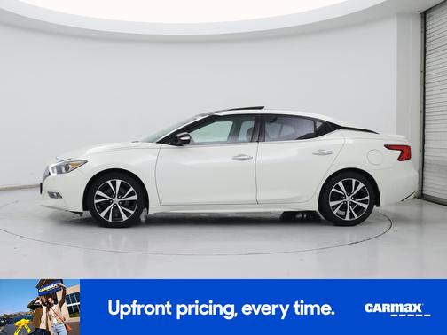 White 2016 Nissan Maxima Platinum