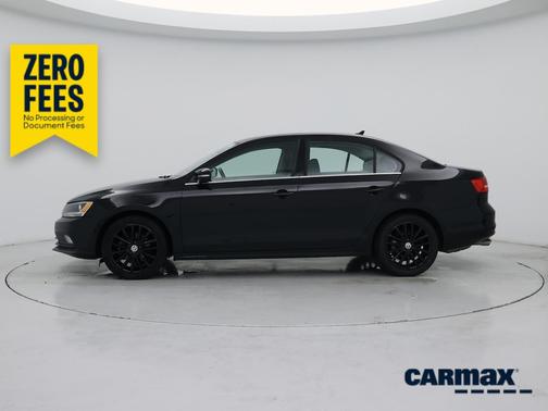 Black 2015 Volkswagen Jetta SE