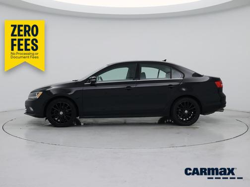 Black 2015 Volkswagen Jetta SE