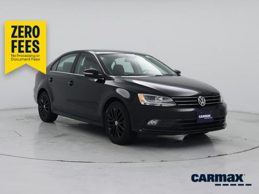Black 2015 Volkswagen Jetta SE