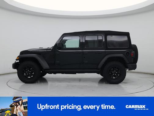 Black 2022 Jeep Wrangler Unlimited Willys