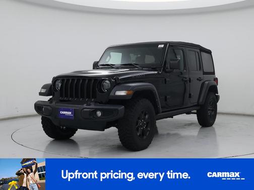 Black 2022 Jeep Wrangler Unlimited Willys