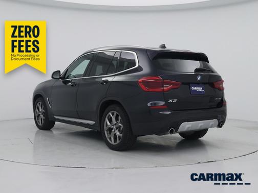 Black 2020 BMW X3 XDrive30i