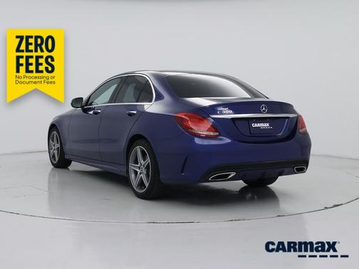 Blue 2017 Mercedes-Benz C-Class