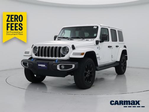 White 2024 Jeep Wrangler 4xe Sahara