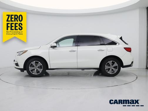 White 2019 Acura MDX