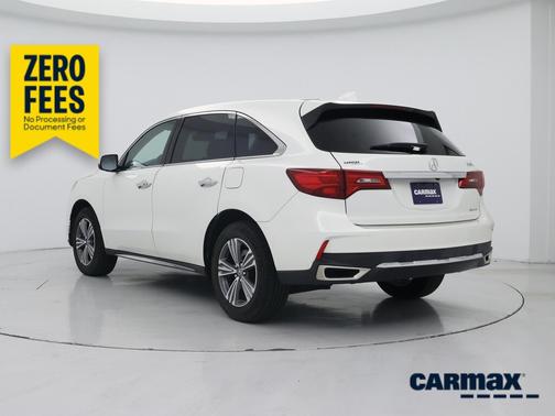 White 2019 Acura MDX