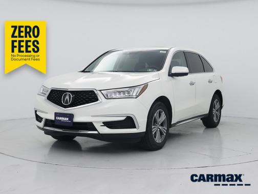 White 2019 Acura MDX