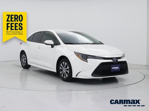 White 2021 Toyota Corolla Hybrid LE