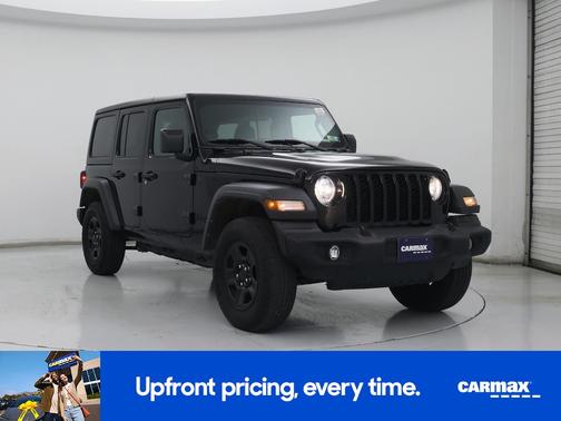Black 2024 Jeep Wrangler Sport
