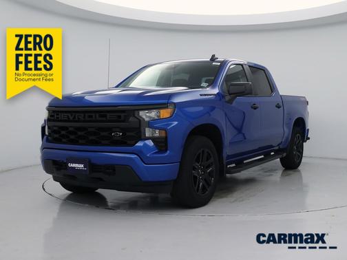 Blue 2022 Chevrolet Silverado 1500 Custom