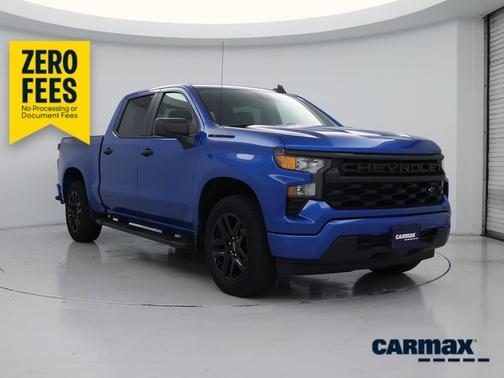 Blue 2022 Chevrolet Silverado 1500 Custom