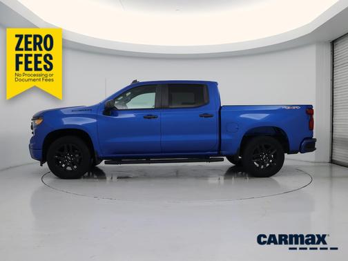 Blue 2022 Chevrolet Silverado 1500 Custom