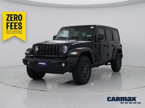 Black 2025 Jeep Wrangler Sport S