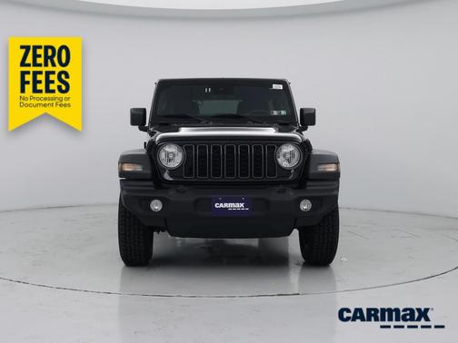 Black 2025 Jeep Wrangler Sport S