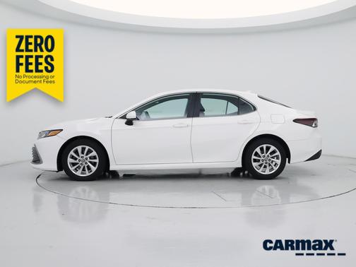 White 2021 Toyota Camry LE