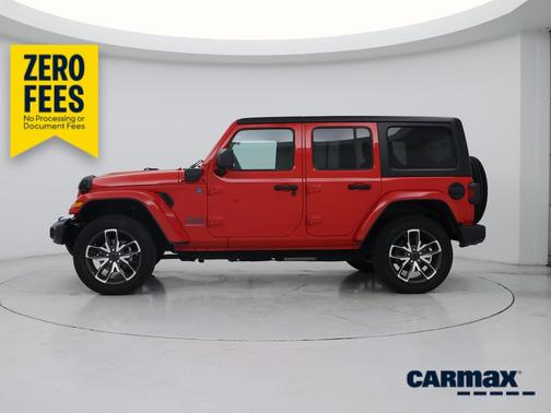 Red 2024 Jeep Wrangler 4xe Sport S