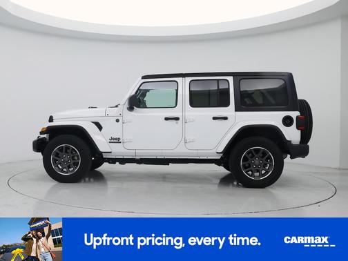 White 2021 Jeep Wrangler Unlimited 80th Anniversary