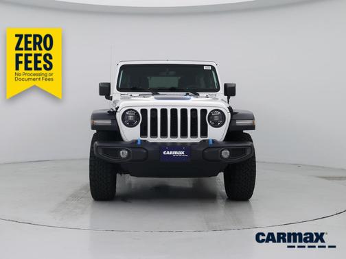 White 2023 Jeep Wrangler 4xe Unlimited Rubicon