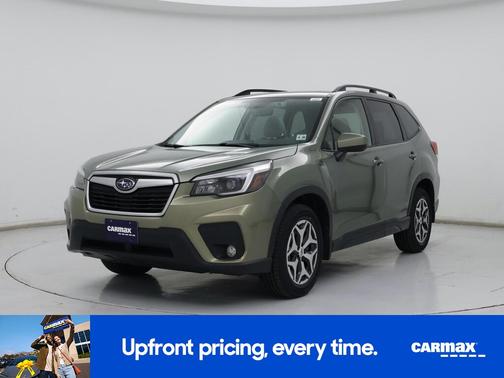 Green 2021 Subaru Forester Premium