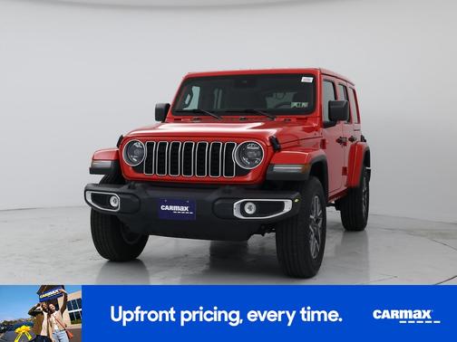 Red 2025 Jeep Wrangler Sahara