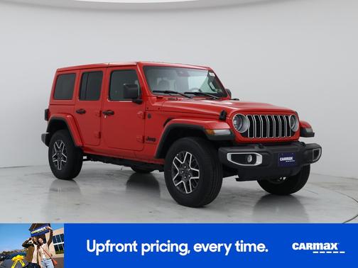 Red 2025 Jeep Wrangler Sahara