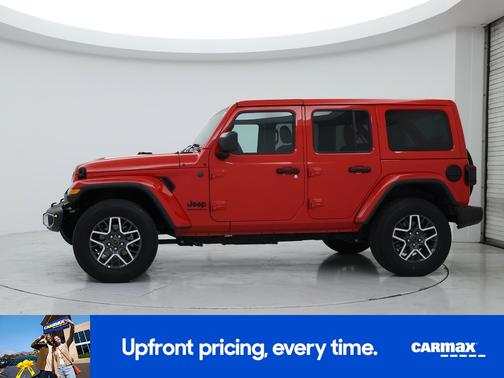 Red 2025 Jeep Wrangler Sahara