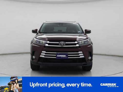 Burgundy 2019 Toyota Highlander XLE