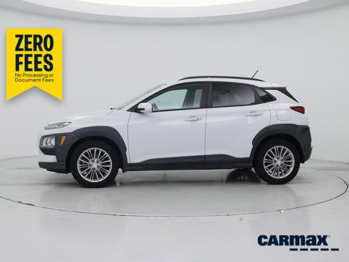 White 2021 Hyundai KONA SEL