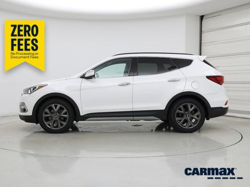 White 2017 Hyundai Santa Fe Sport Ultimate
