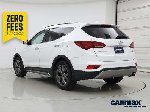 White 2017 Hyundai Santa Fe Sport Ultimate