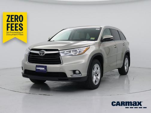 Tan 2015 Toyota Highlander Limited Platinum