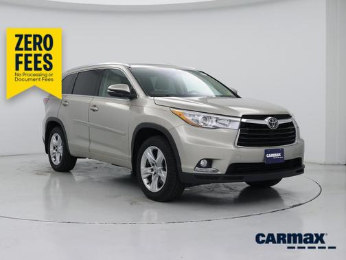 Tan 2015 Toyota Highlander Limited Platinum