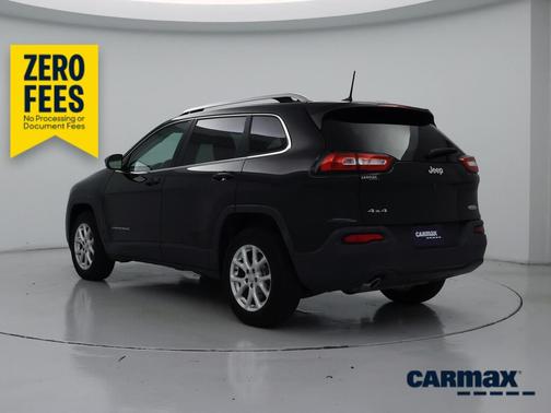Black 2017 Jeep Cherokee Latitude
