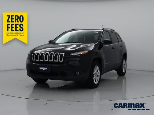 Black 2017 Jeep Cherokee Latitude