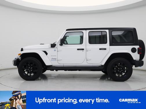 White 2023 Jeep Wrangler 4xe Unlimited Sahara