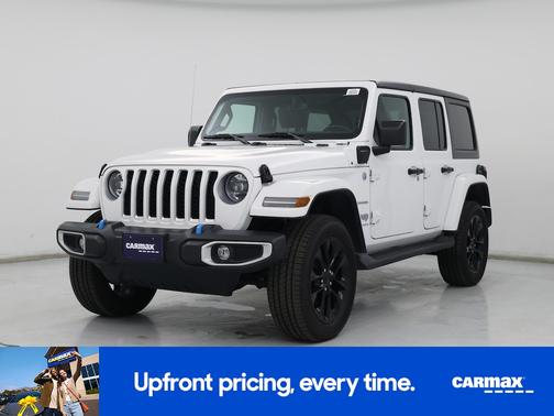White 2023 Jeep Wrangler 4xe Unlimited Sahara